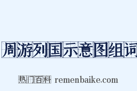 周游列国示意图组词是什么意思的图片